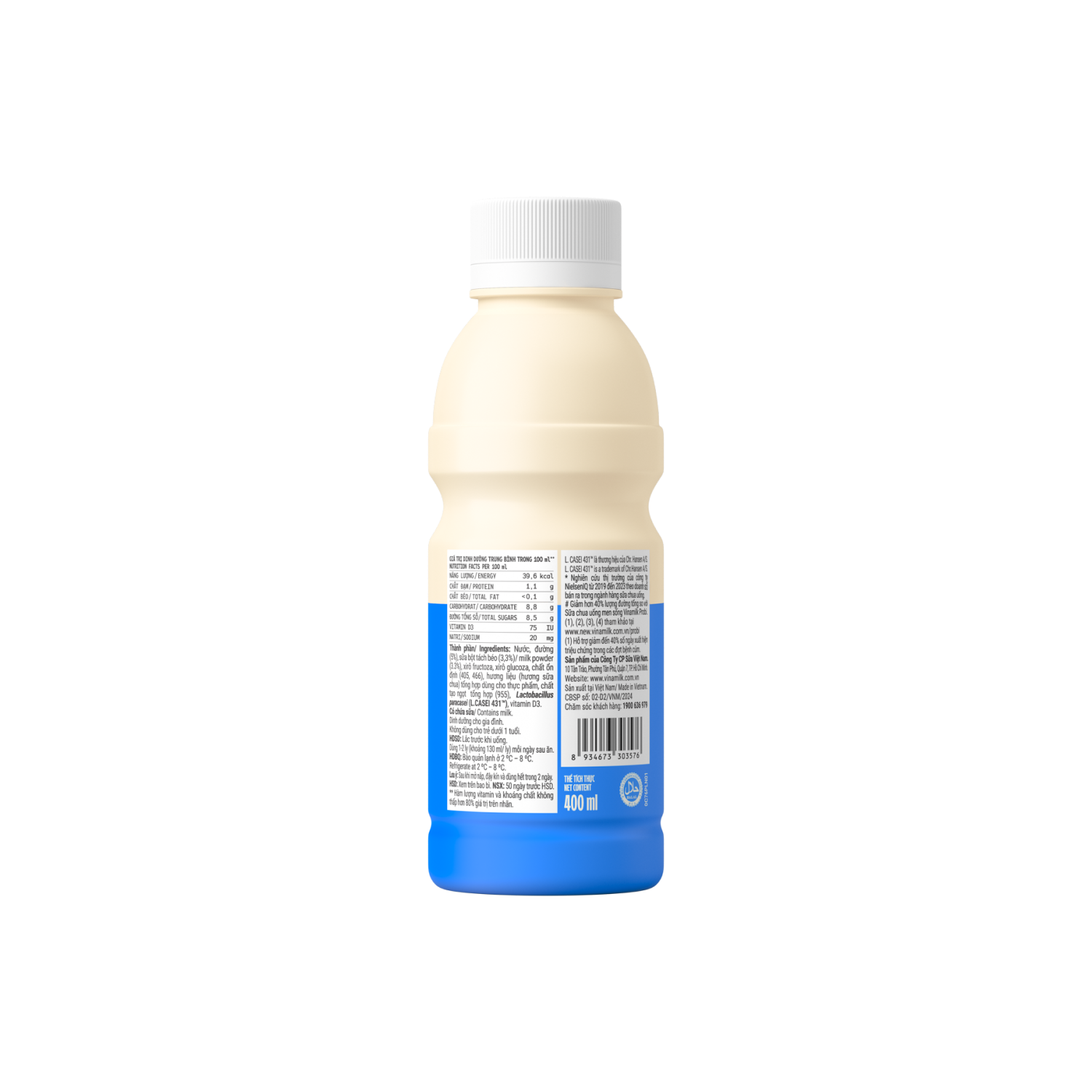 Probiotic Drinking Yoghurt Probi Less Sugar 400ml