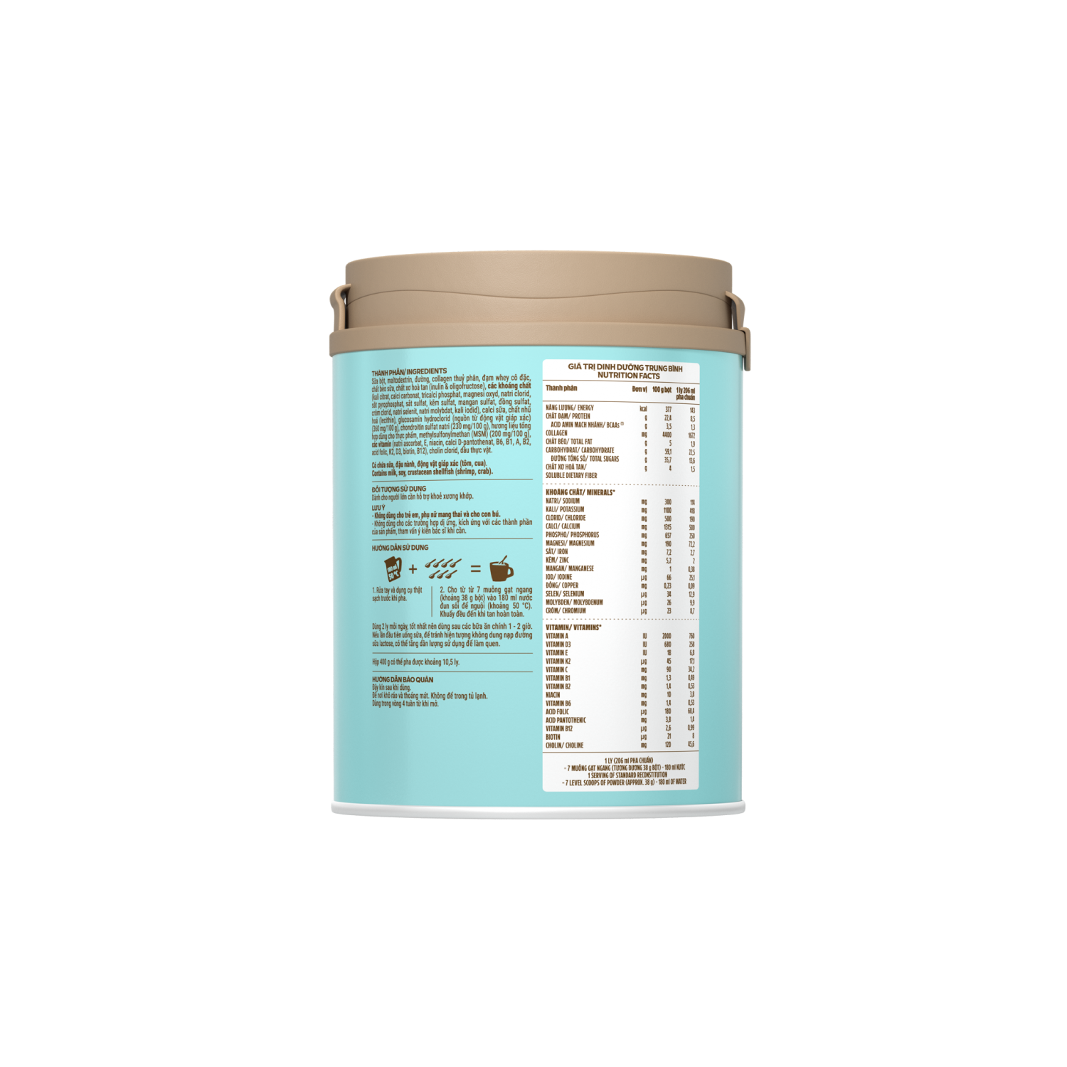 Sữa bột cho người lớn tuổi Sure CanxiPro 400g - thumbnail