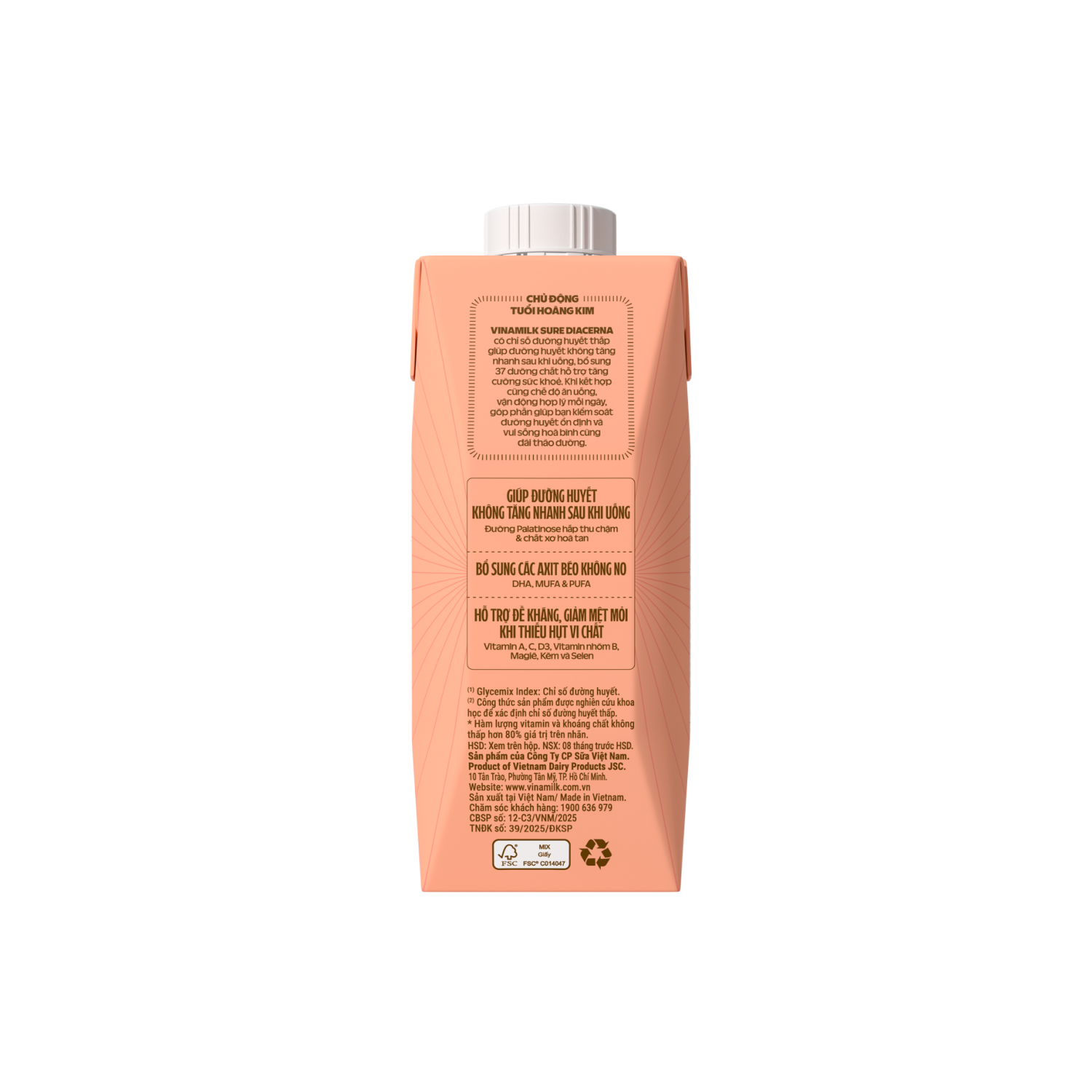 Sữa bột cho người lớn tuổi Sure Diacerna pha sẵn 237ml - thumbnail