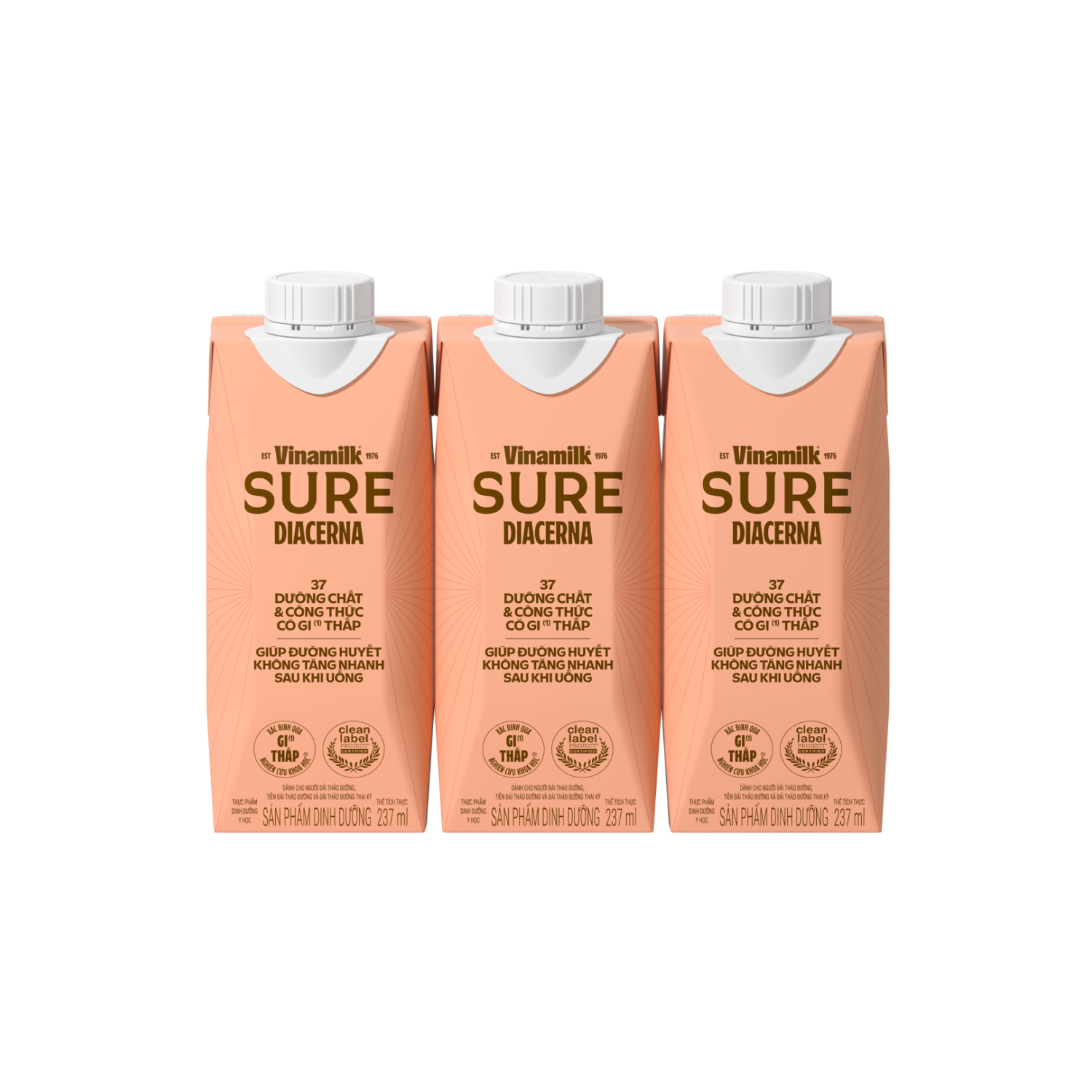 Sữa bột cho người lớn tuổi Sure Diacerna pha sẵn 237ml - thumbnail