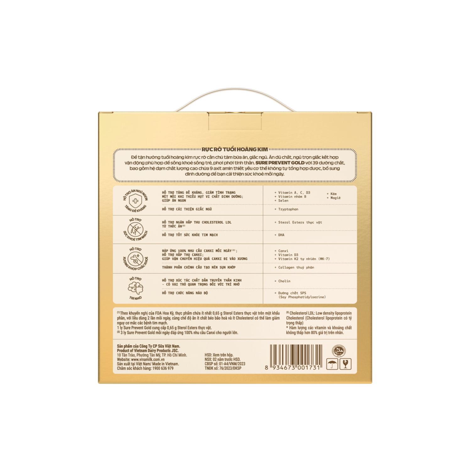 Sữa bột cho người lớn tuổi Sure Gold 1.6kg - thumbnail