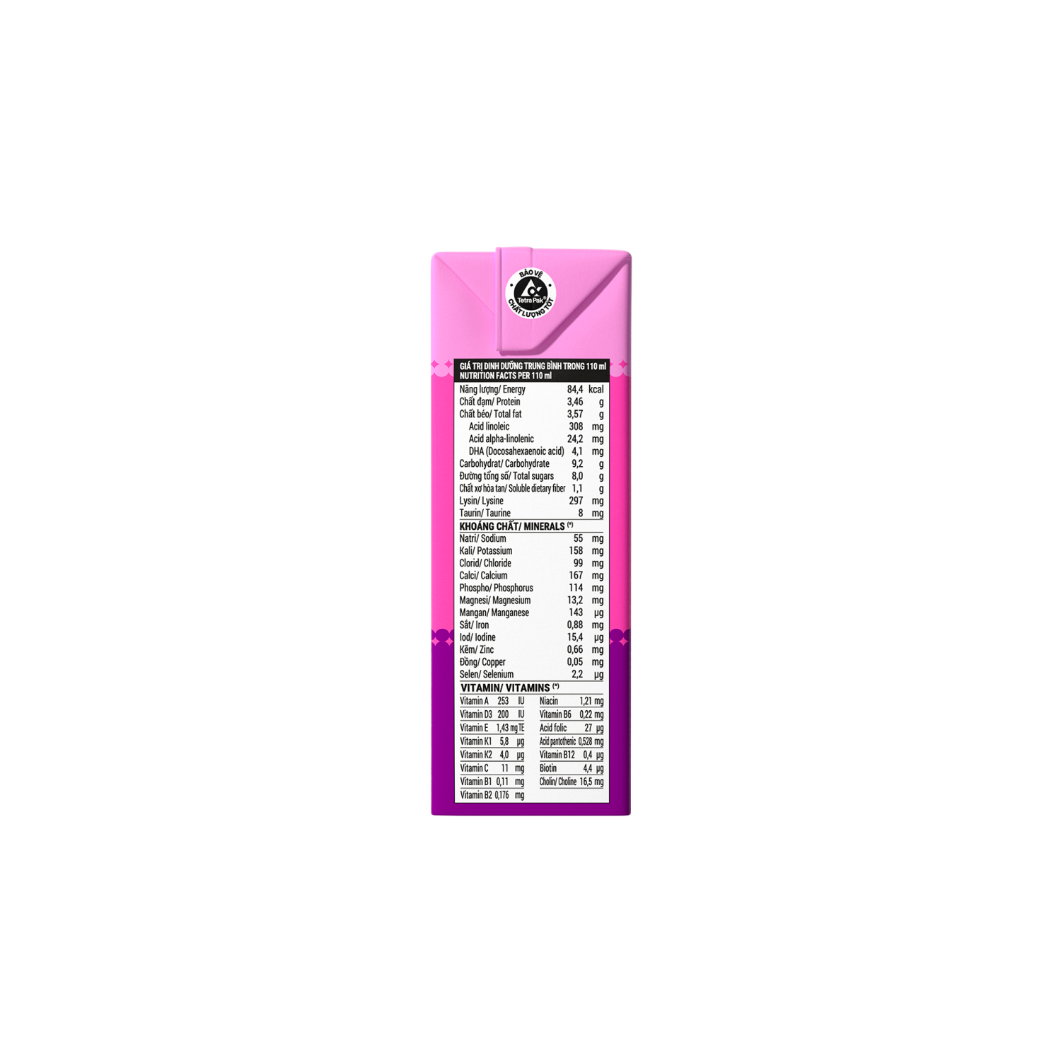 Sữa bột trẻ em pha sẵn Dielac Grow (từ 1 tuổi) Hộp 110ml