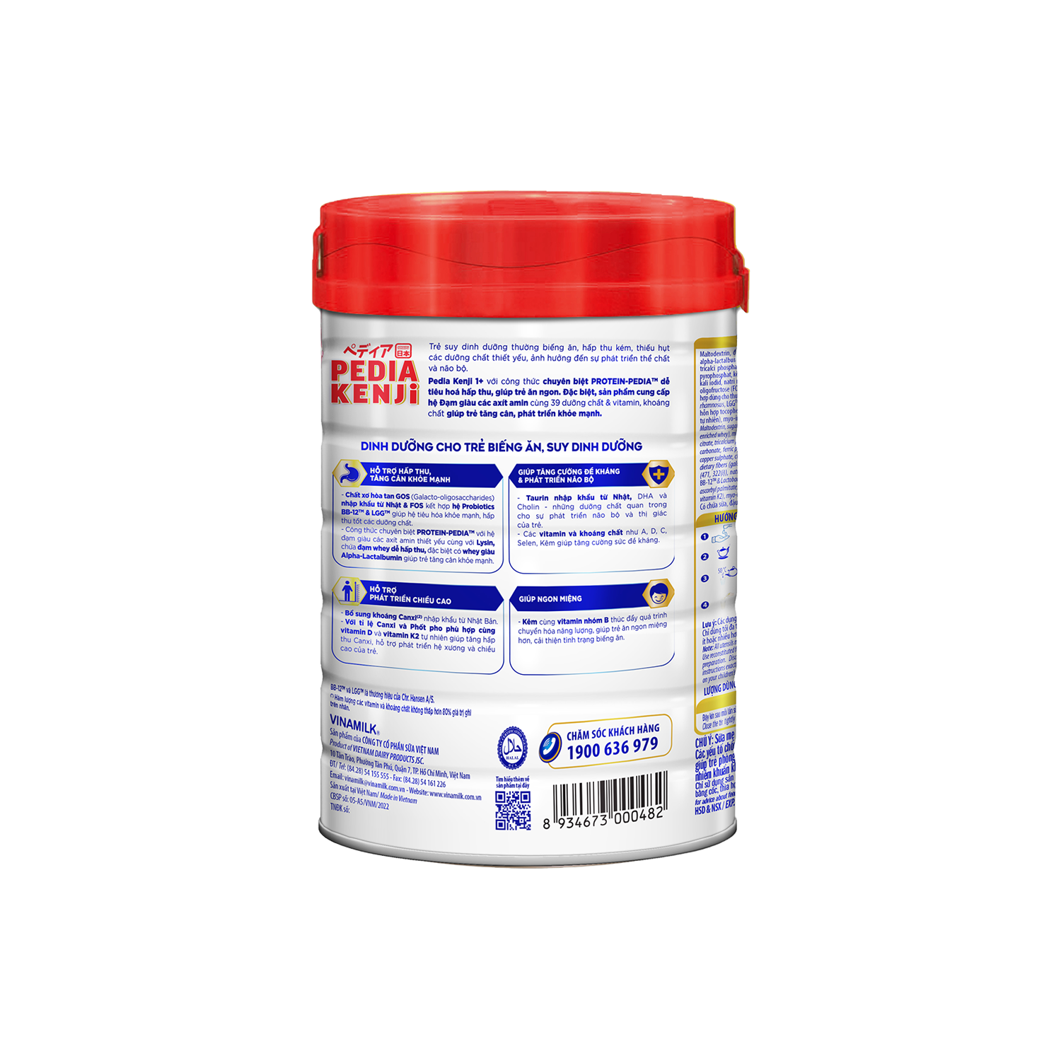 Sữa bột trẻ em Pedia Kenji 1+ (1-2 tuổi) 850g - thumbnail