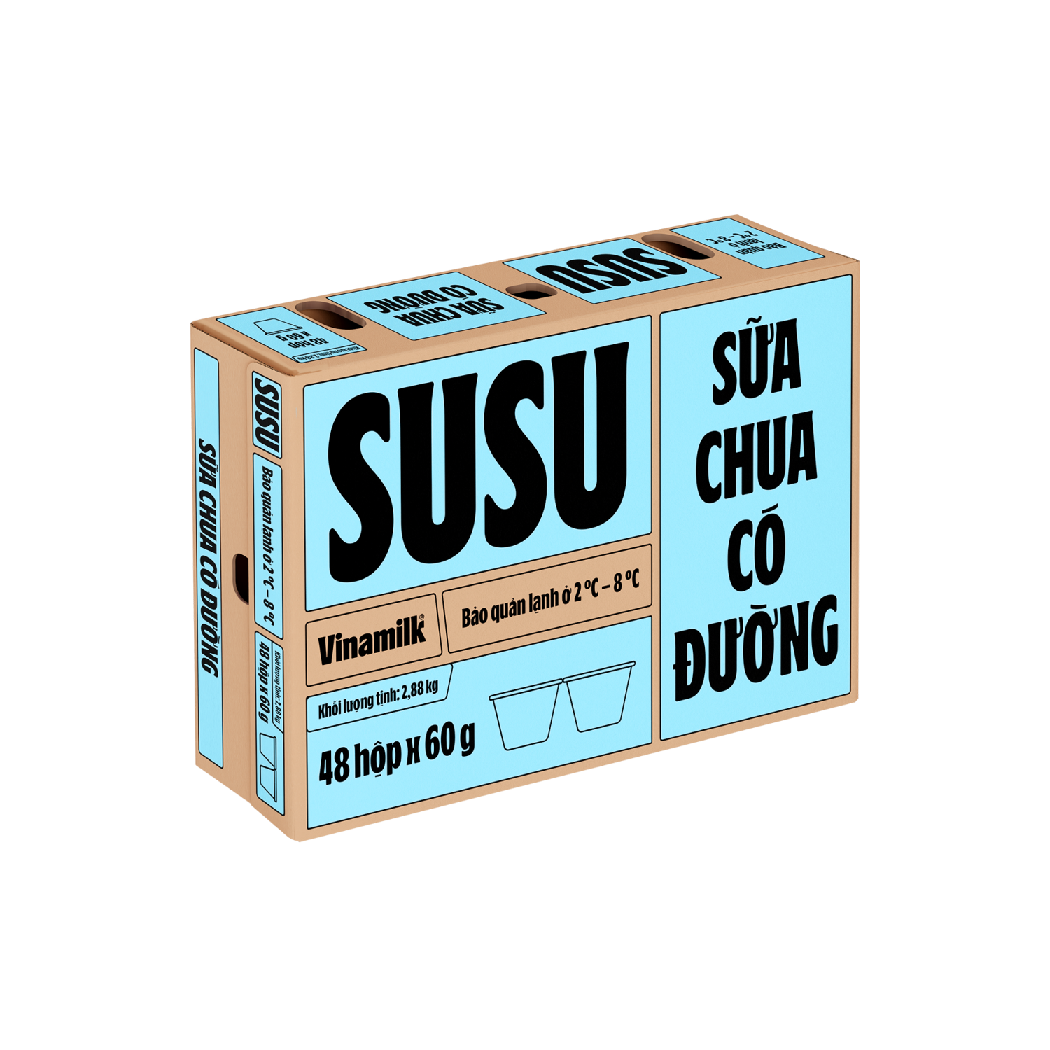 Sữa chua ăn SuSu IQ Có đường 60g - thumbnail