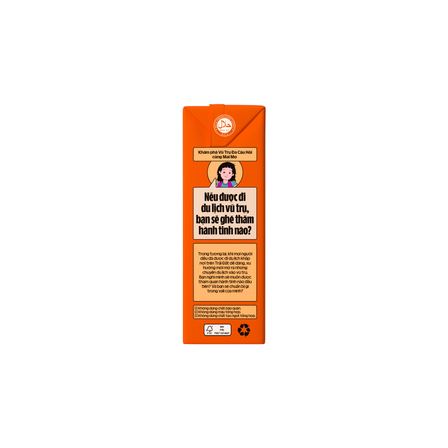 UHT Drinking Yoghurt SuSu Orange Flavour 110ml