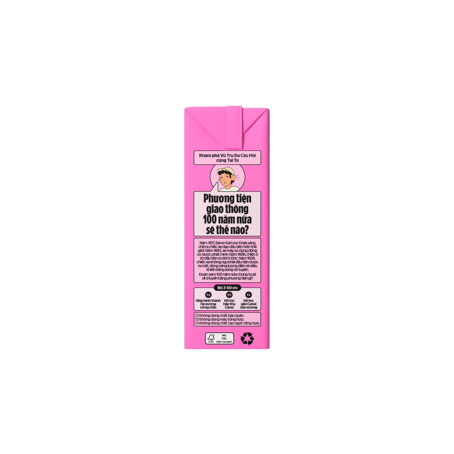 Thức uống sữa trái cây Susu Hương Mashmallow dâu 110ml - thumbnail