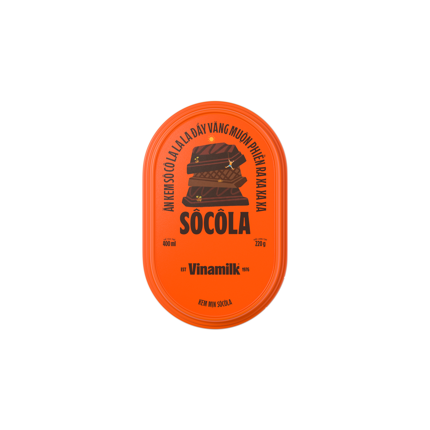 Kem hộp Vinamilk Sôcôla 400ml Thùng 4 hộp