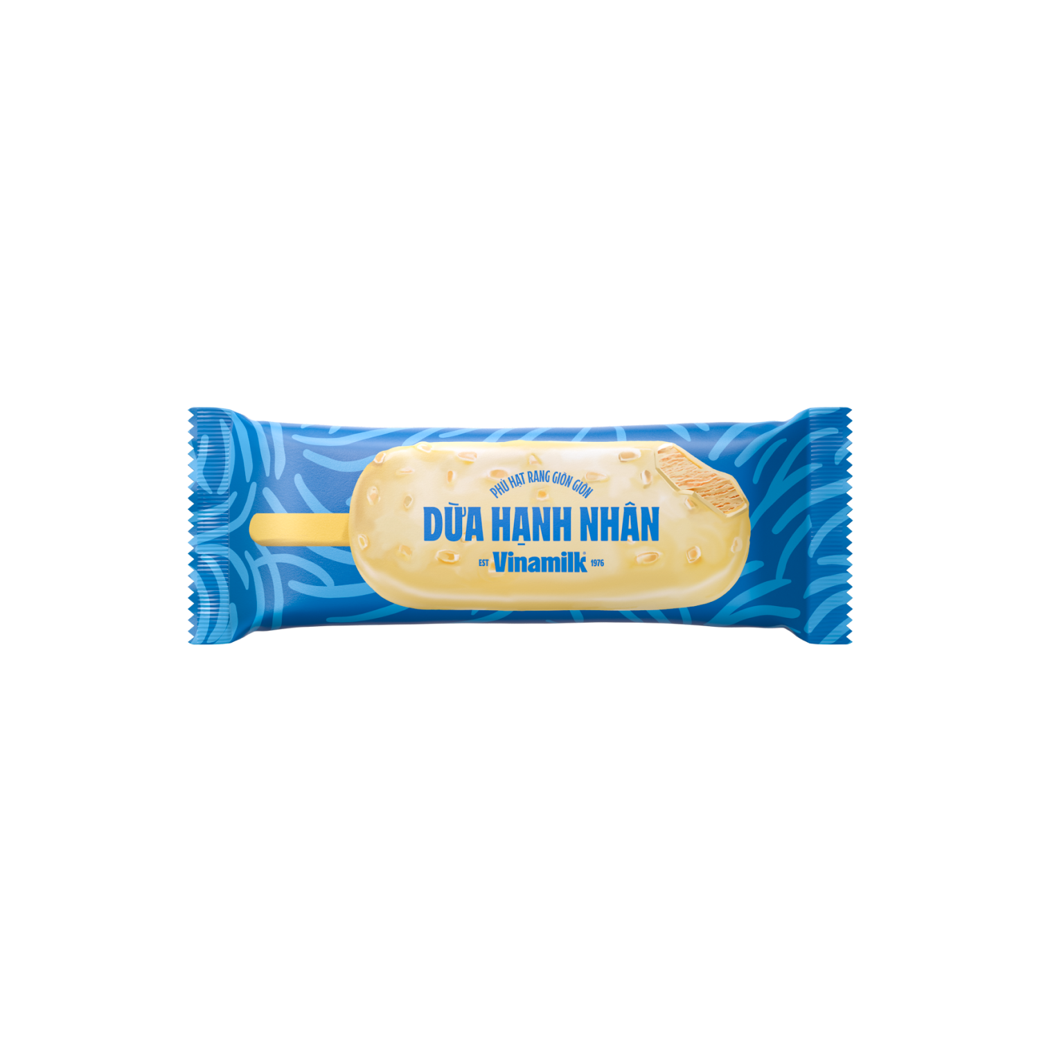 Kem cây Vinamilk Dừa Caramen Muối Hạnh nhân 70ml Thùng 12 chiếc