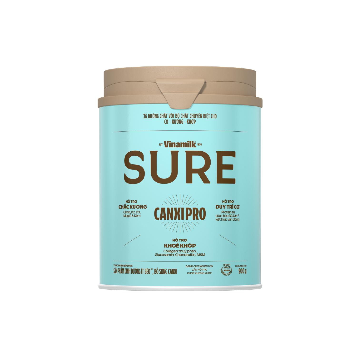 Sữa bột cho người lớn tuổi CanxiPro CanxiPro 900g Lẻ 1 hộp