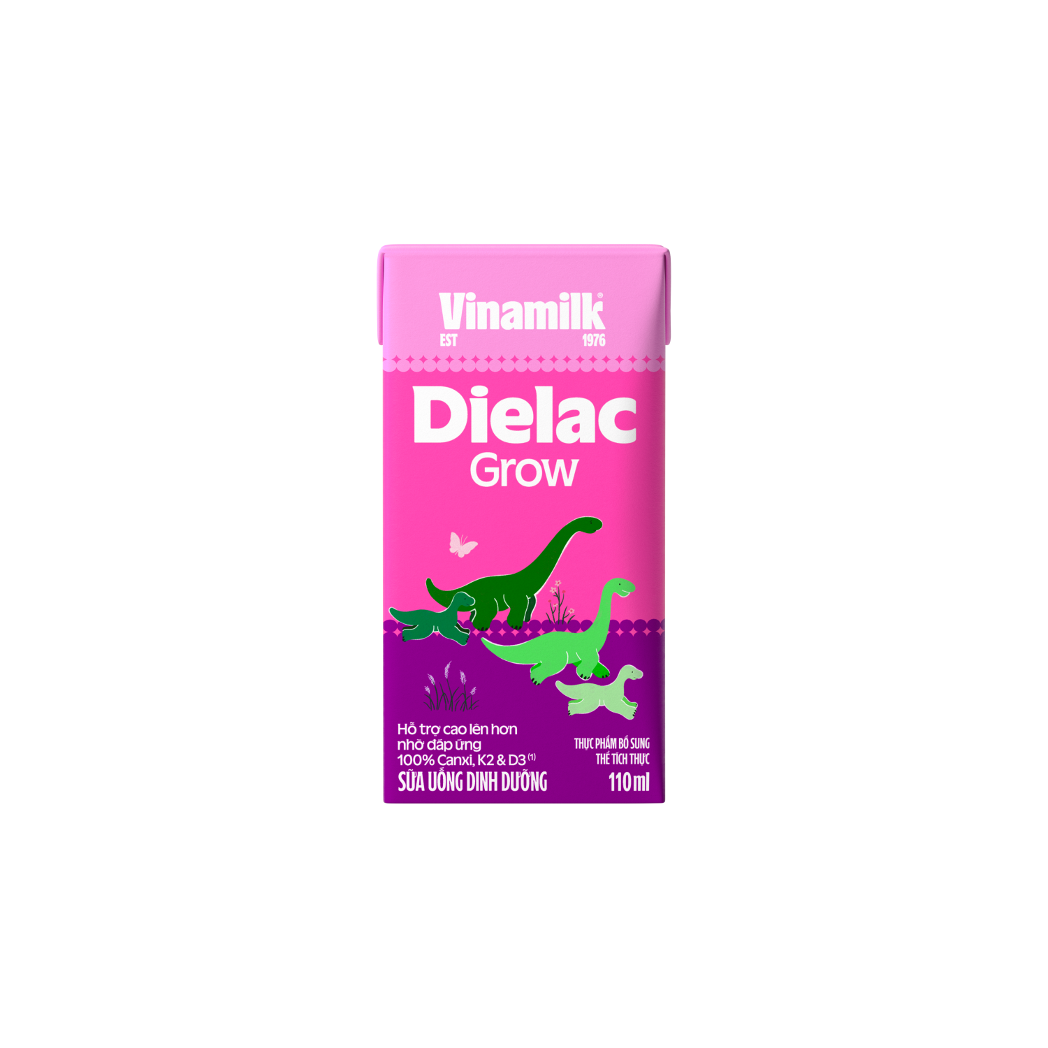 Sữa bột trẻ em pha sẵn Dielac Grow (từ 1 tuổi) Hộp 110ml Thùng 48 hộp