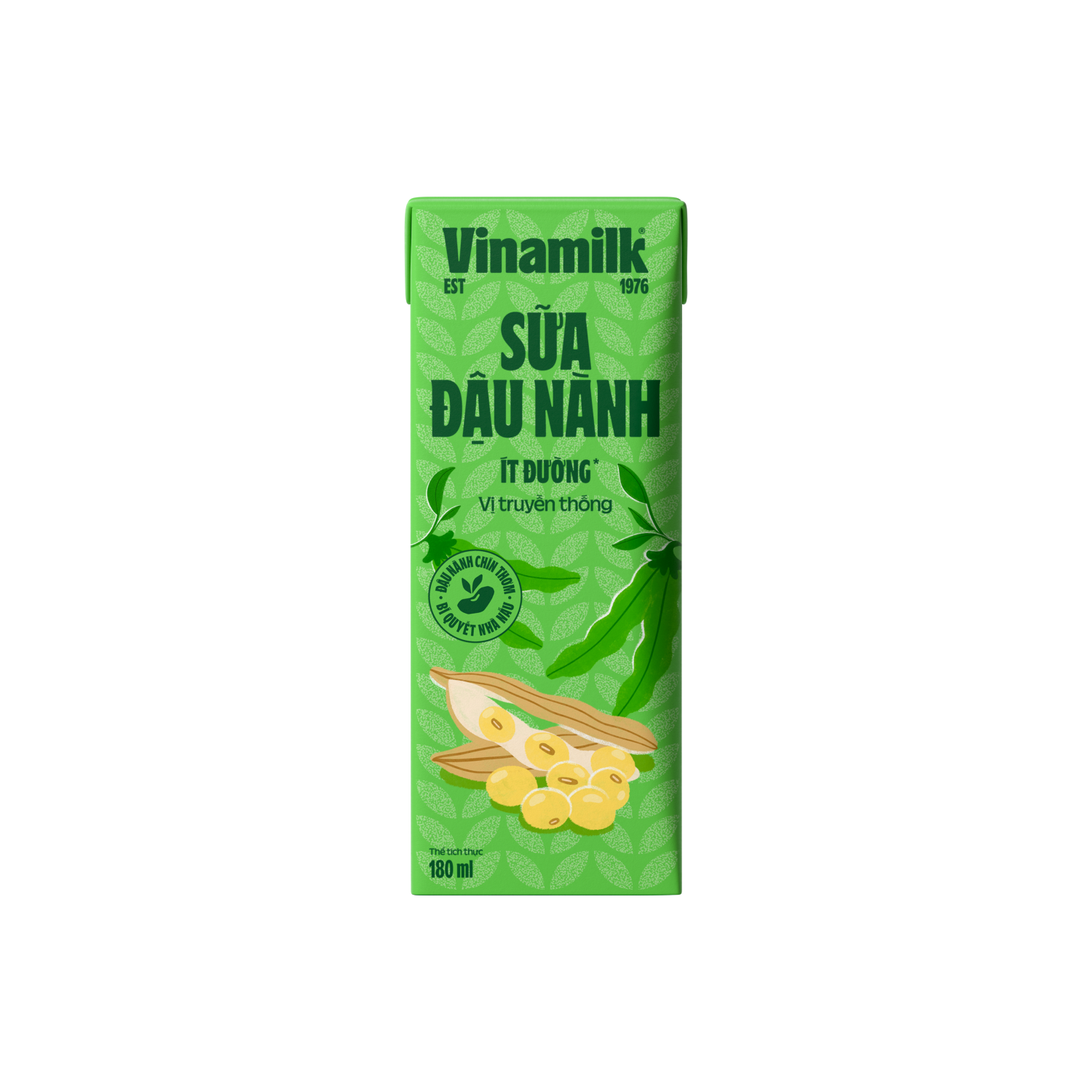 Sữa đậu nành Vinamilk Ít đường 180ml Thùng 48 hộp