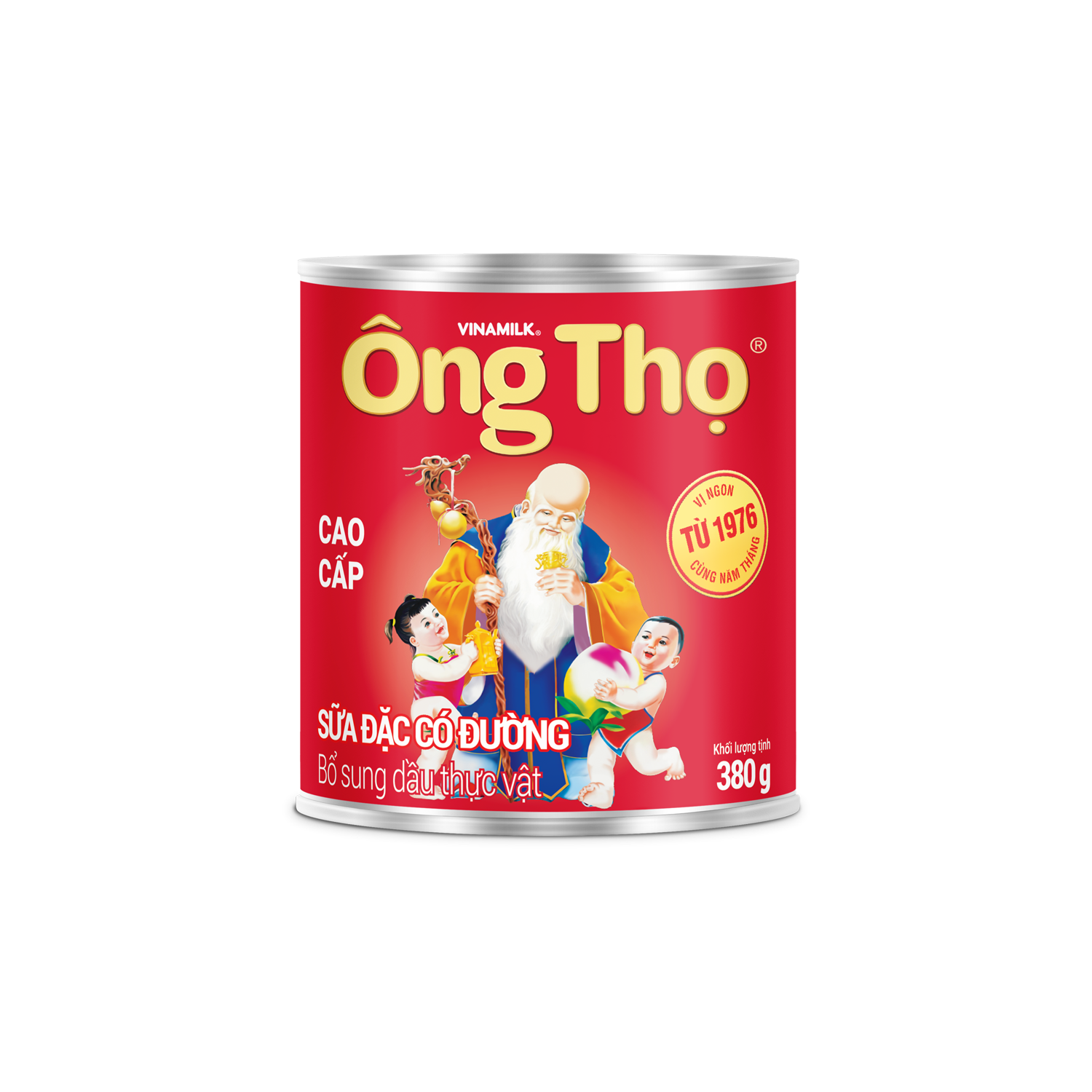 Sữa đặc Ông Thọ Nhãn đỏ 380g hộp thiếc Thùng 48 hộp thiếc
