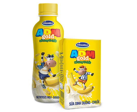 香蕉营养牛奶 ADM Gold<br> 110毫升和180毫升