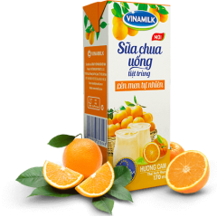 Vinamilk橙子味杀菌酸奶饮料（纸盒）