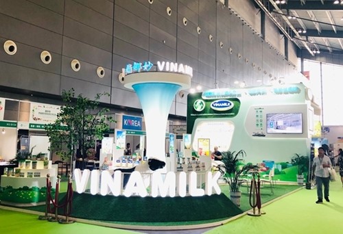 越南乳制品股份公司在2019年中国国际食品餐饮博览会上的展位