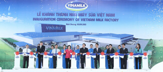 Inaugurated the super dairy factory in Binh Duong