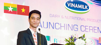 Vinamilk official launched its brand in Myanmar, Thailand