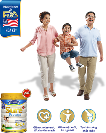 Vinamilk Sure Prevent Mới – Phục Hồi Sức Khỏe, Vẹn Tròn Niềm Vui Vinamilk Sure Prevent Mới – Phục Hồi Sức Khỏe, Vẹn Tròn Niềm Vui