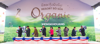 Khởi công dự án tổ hợp trang trại bò sữa  Organic Vinamilk Lao-Jagro tại Lào
