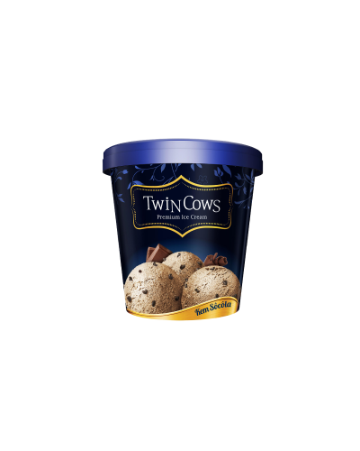 Twin Cows Ice Cream  Chocolate 450ml