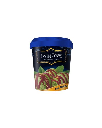 TwinCows ice-cream Green tea 450ml