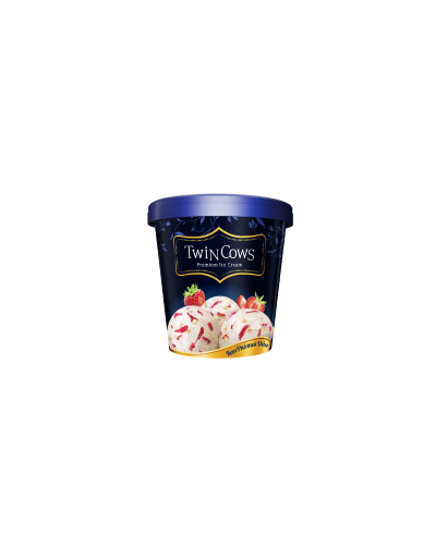 Twin Cows Ice Cream  Strawberry Cheese 100ml