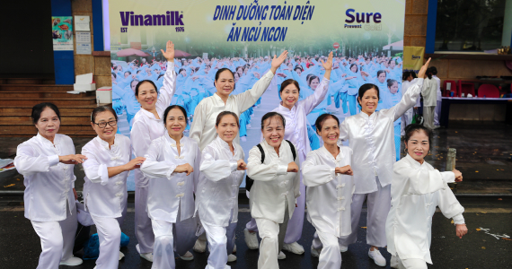 VINAMILK SURE PREVENT GOLD ĐỒNG HÀNH LAN TỎA CẢM HỨNG RÈN LUYỆN SỨC KHỎE CHO NGƯỜI CAO TUỔI