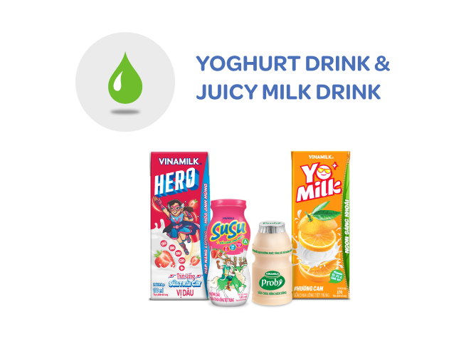 Yoghurt Drink and Juicy Milk Drink