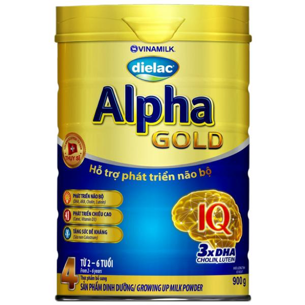 Dielac Alpha Gold tăng gấp ba DHA, gấp đôi Cholin hỗ trợ Bé yêu phát triển não bộ