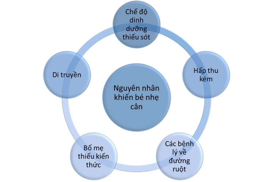 Mẹ nên tìm hiểu ký nguyên nhân trẻ nhẹ cân để lựa chọn sữa tăng cân cho trẻ