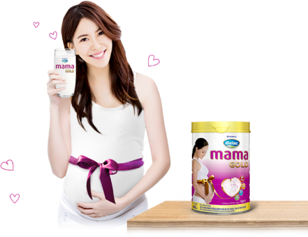 Dielac Mama Gold - sữa dành cho mẹ bầu 3 tháng đầu giúp mẹ khỏe, bé thông minh