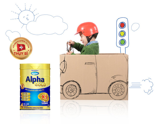 Dielac Alpha Gold hỗ trợ trí nhớ tốt, bé thông minh