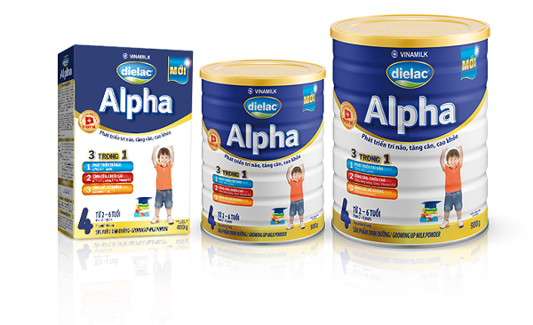 Sữa Dielac Alpha tập hợp dưỡng chất tốt cho trẻ 6 tháng tuổi