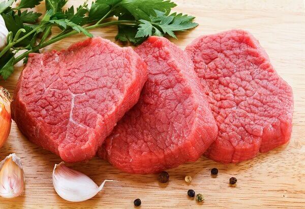 Sắt có nhiều trong thịt bò