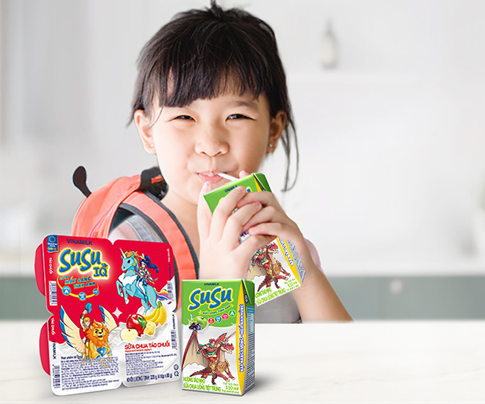 Sữa chua SuSu -  “Thần dược” <br>cho hệ tiêu hoá của bé
