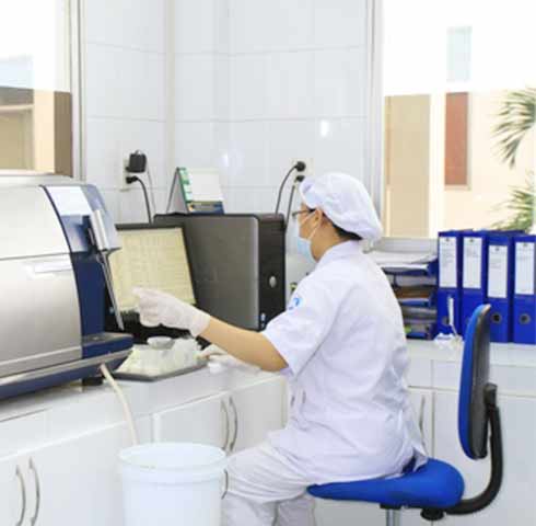Nguyên liệu đầu vào được kiểm tra chất lượng chặt chẽ: