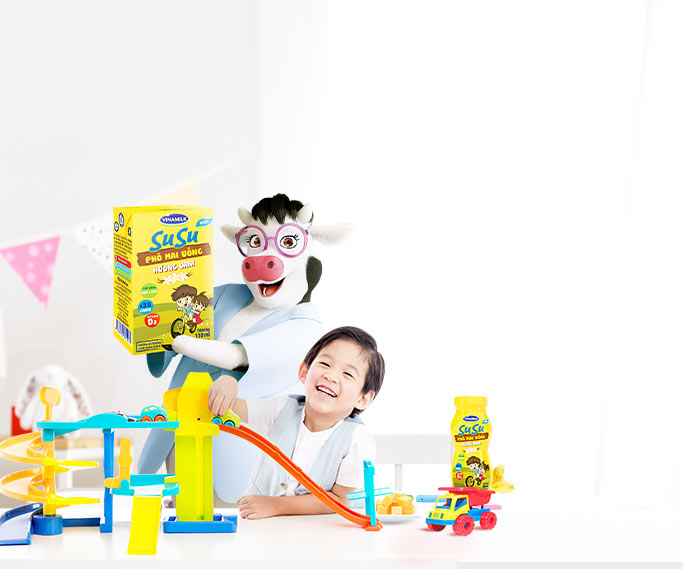 Bật mí cách tăng chiều cao cho bé cùng tuyệt chiêu phô mai uống SuSu!