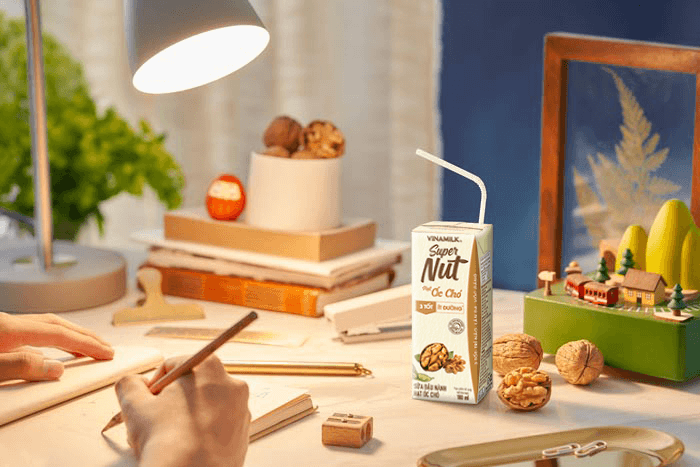  Sữa đậu nành hạt óc chó giúp não bộ làm việc linh hoạt hơn