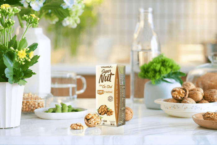 Sữa Đậu nành Hạt óc chó Vinamilk – nguồn dinh dưỡng phù hợp cho cả gia đình
