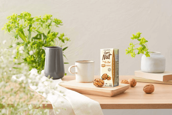 Sữa đậu nành hạt óc chó Vinamilk và công dụng 3 TỐT vượt trội