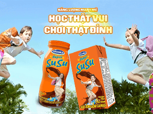 Quảng cáo Vinamilk thức uống Cacao lúa mạch Super Susu