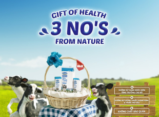 Vinamilk 100% Fresh Milk, A Gift of Health From Nature