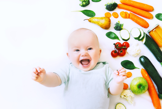 Thực đơn ăn dặm organic cho bé 6 tháng
