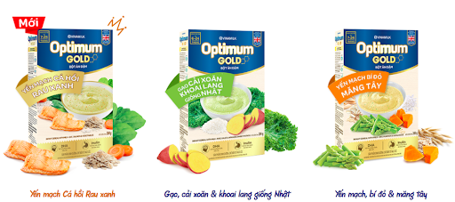 Bột ăn dặm OPTIMUM GOLD Bột ăn dặm OPTIMUM GOLD